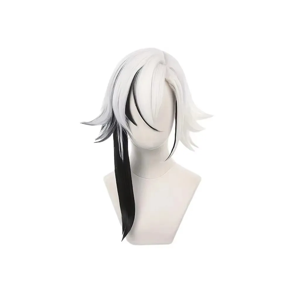 Anime Cosplay Arlecchino Wig Short Straight White Black Synthetic Hair Peluca For Frieren Festival Halloween Props
Anime Cosplay Arlecchino Wig Short Straight White Black Synthetic Hair Peluca For Frieren Festival Halloween Props