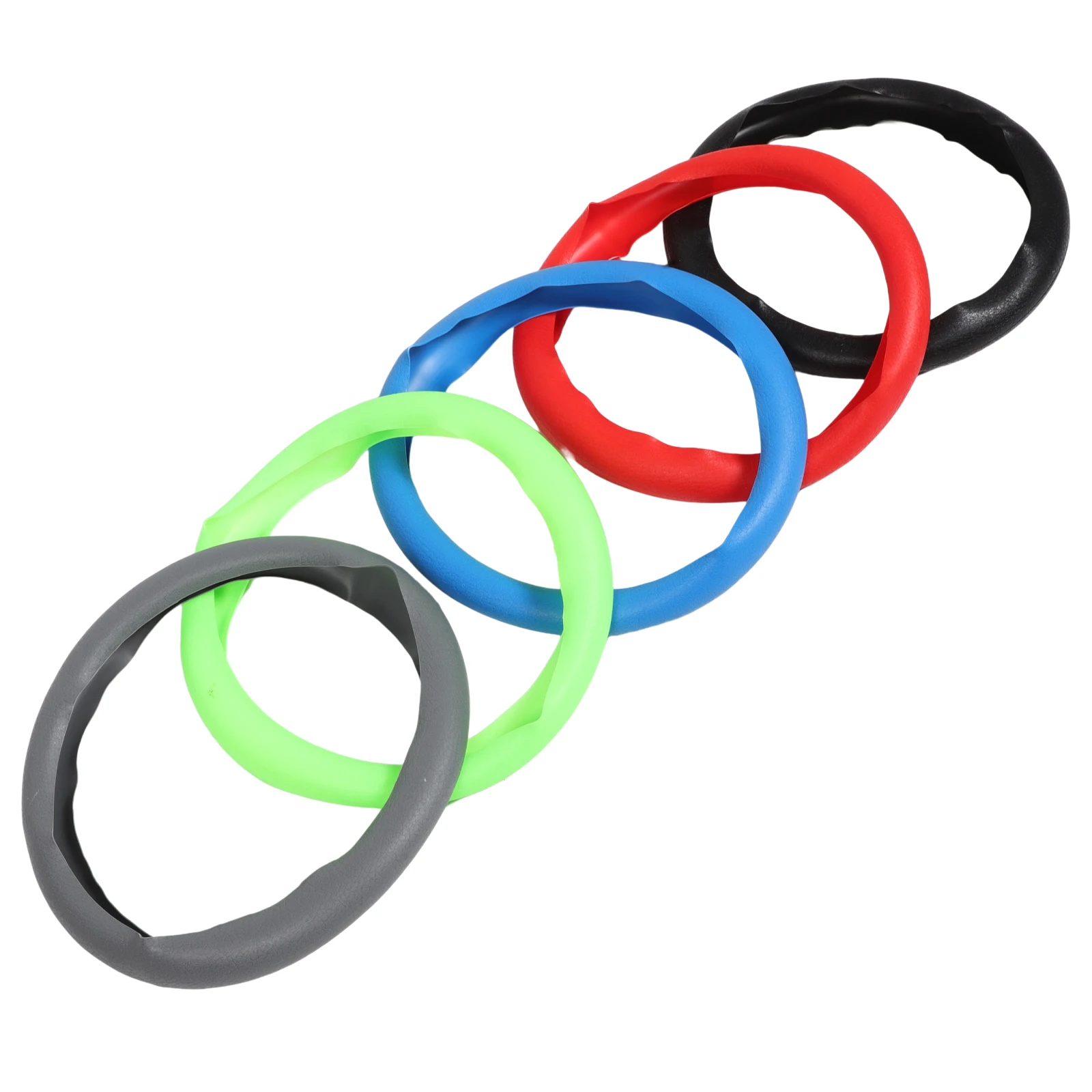 5Pcs Silicone Steering Wheel Cover Blue Cute Car Protective All Seasons NonSlip Durable Fits Most Cars Universal Steering Wheel
5Pcs Silicone Steering Wheel Cover Blue Cute Car Protective All Seasons NonSlip Durable Fits Most Cars Universal Steering Wheel