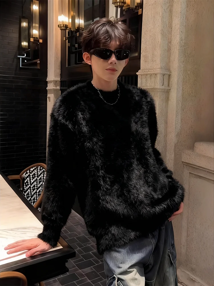 Мужской зимний утепленный вязаный свитер Bla Camere, облегающий базовый слой, повседневный, с круглым вырезом, с длинными рукавами
Мужской зимний утепленный вязаный свитер Bla Camere, облегающий базовый слой, повседневный, с круглым вырезом, с длинными рукавами