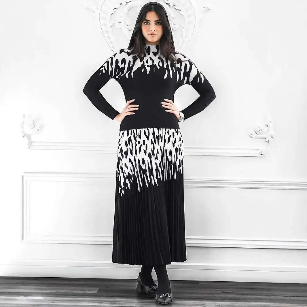 Leisure Summer Set, Women's Two-piece Set, Three Bedroom Pleated Top, Printed Pleated Skirt, Plus Size Women's Dress, Slimming
Leisure Summer Set, Women's Two-piece Set, Three Bedroom Pleated Top, Printed Pleated Skirt, Plus Size Women's Dress, Slimming