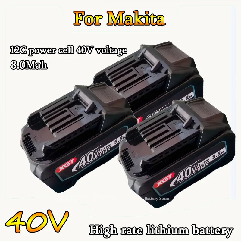 BL4020 BL4025 BL4040 BL4050 BL4080 For Makita 40V MAX XGT 21700 lithium-ion battery 8.0AH rechargeable toolbattery
BL4020 BL4025 BL4040 BL4050 BL4080 For Makita 40V MAX XGT 21700 lithium-ion battery 8.0AH rechargeable toolbattery