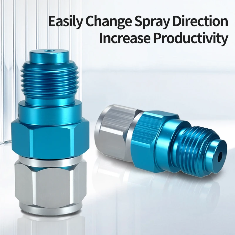 360° Swivel Spray Direction Converter Rotatable Nozzle Adapter for Airless Paint Sprayer Gun Red/Blue Painting Tools
360° Swivel Spray Direction Converter Rotatable Nozzle Adapter for Airless Paint Sprayer Gun Red/Blue Painting Tools