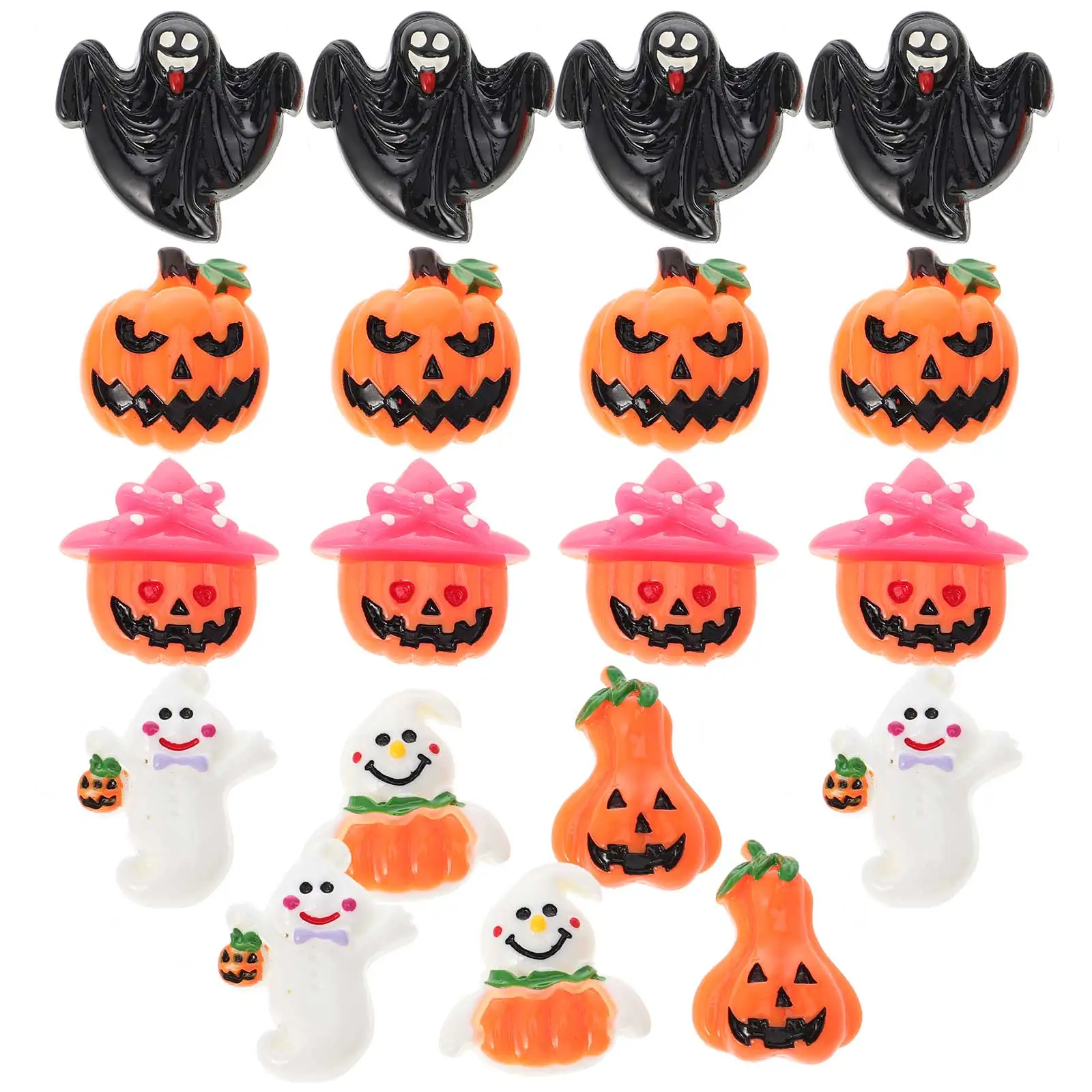24pcs Halloween Resin Flatback Cabochons Mixed Diy Craft Beads For Hair Accessories Jewelry Making Party Decor Assorted Colors
24pcs Halloween Resin Flatback Cabochons Mixed Diy Craft Beads For Hair Accessories Jewelry Making Party Decor Assorted Colors