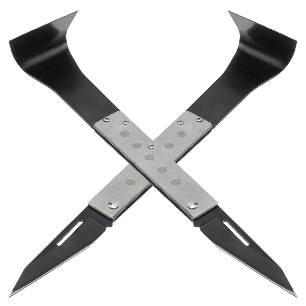 2pcs Tree Bark Scraper Polished Metal Smooth Edges For Gardening Woodworking Debarking Hand Tool Log Peeler Bonsai Stripper
2pcs Tree Bark Scraper Polished Metal Smooth Edges For Gardening Woodworking Debarking Hand Tool Log Peeler Bonsai Stripper