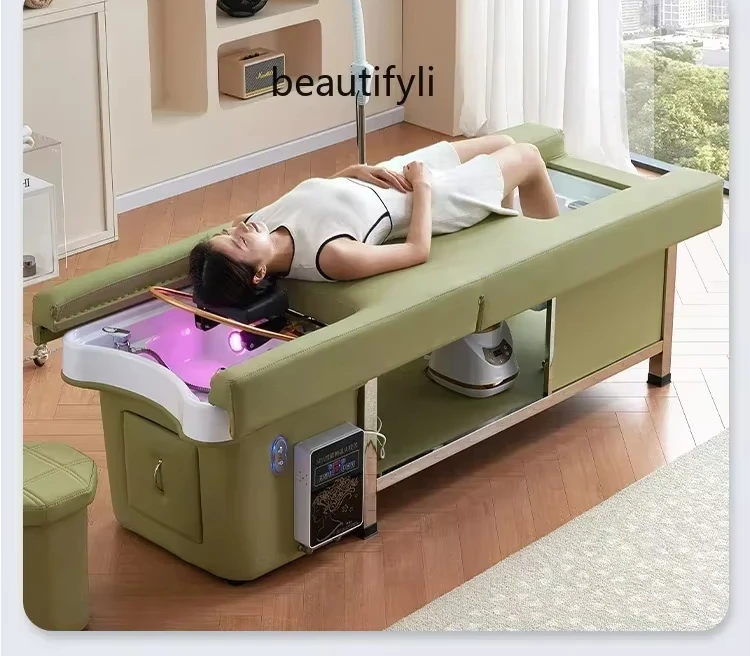 Head Therapy Shampoo Chair Water Circulation Fumigation Foot Massage Foot Bath Integrated
Head Therapy Shampoo Chair Water Circulation Fumigation Foot Massage Foot Bath Integrated
