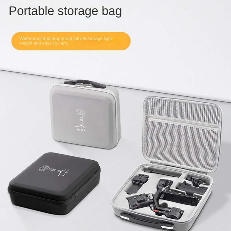 New For DJI Ronin RS 4 Storage Case Gimbal Stabilizer Accessories Handbag RS4 Suitcase Hardshell Gray
New For DJI Ronin RS 4 Storage Case Gimbal Stabilizer Accessories Handbag RS4 Suitcase Hardshell Gray