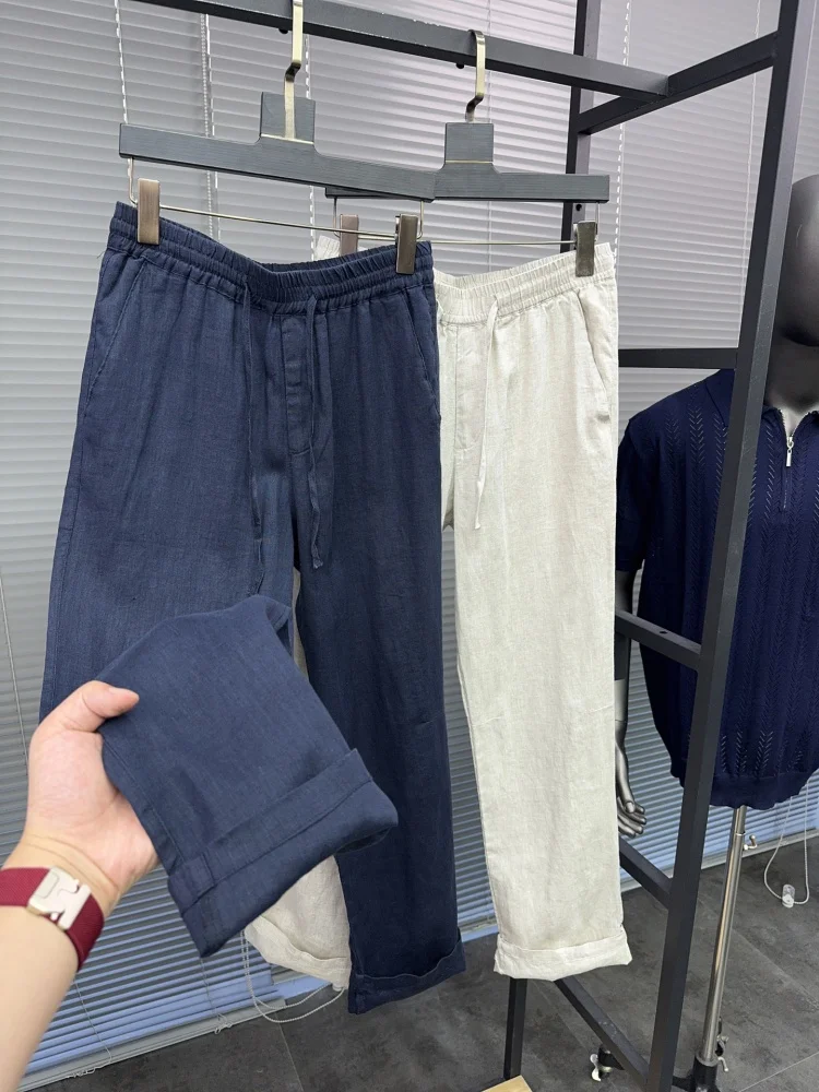 Удобные льняные повседневные брюки для мужчин, легкие дышащие прямые летние брюки, модные городские брюки, чистый цвет
Удобные льняные повседневные брюки для мужчин, легкие дышащие прямые летние брюки, модные городские брюки, чистый цвет