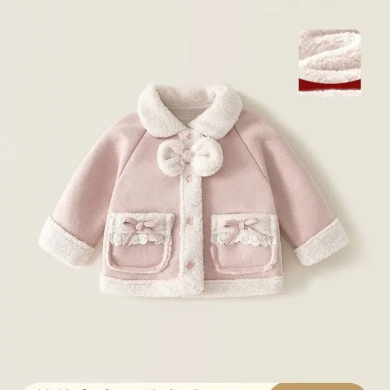 Girls Autumn Winter Coat New Arrival Thick Fleece Lined Shearling Jacket Warm Lamb Fur Toddler Kids Fashion Outerwear
Girls Autumn Winter Coat New Arrival Thick Fleece Lined Shearling Jacket Warm Lamb Fur Toddler Kids Fashion Outerwear