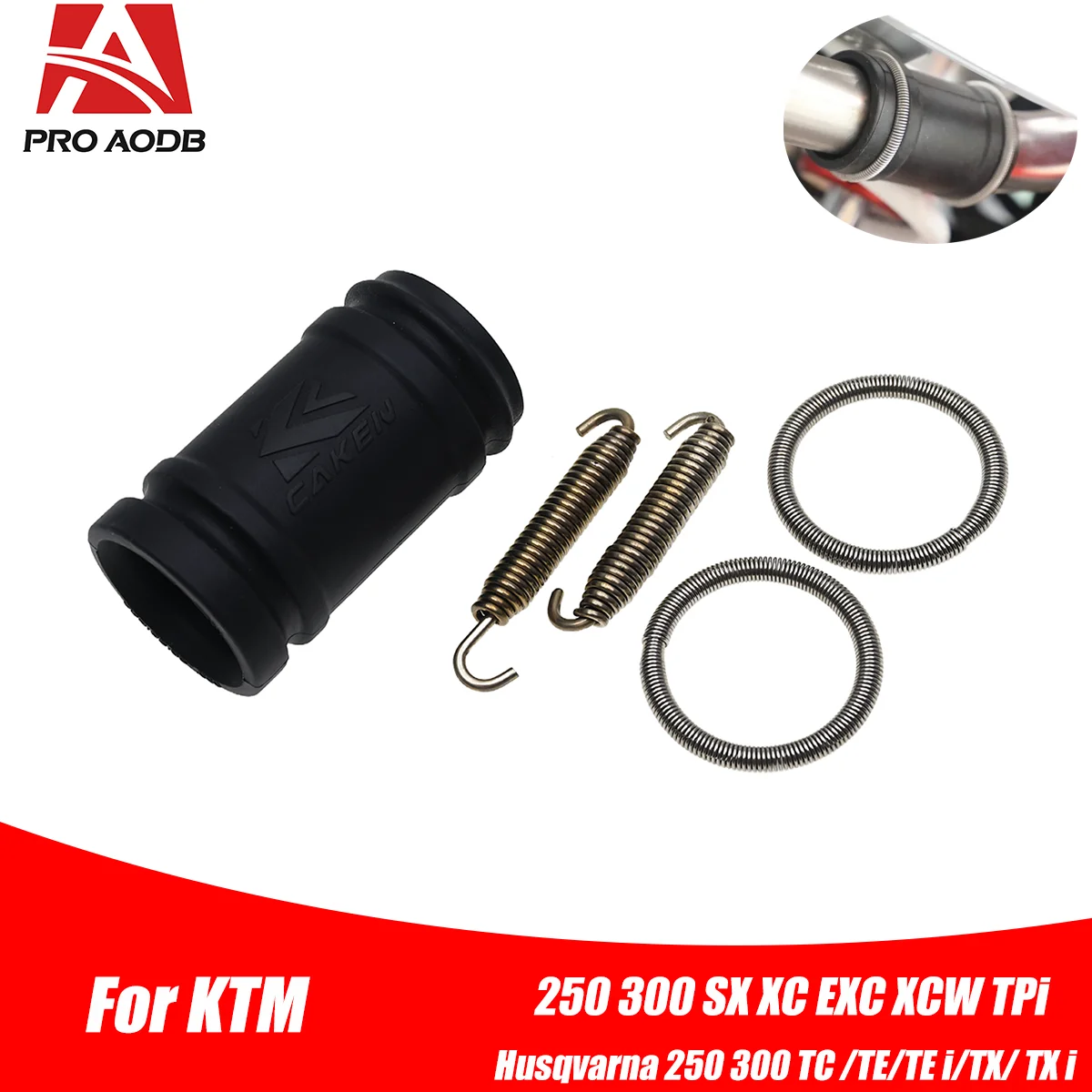 Exhaust Pipe Tailpipe Seal Ring Spring Exhaust Coupling Kit 2T For KTM 250 300 SX XC EXC XCW TPI 2017-2023 For Husqvarna GASGAS
Exhaust Pipe Tailpipe Seal Ring Spring Exhaust Coupling Kit 2T For KTM 250 300 SX XC EXC XCW TPI 2017-2023 For Husqvarna GASGAS