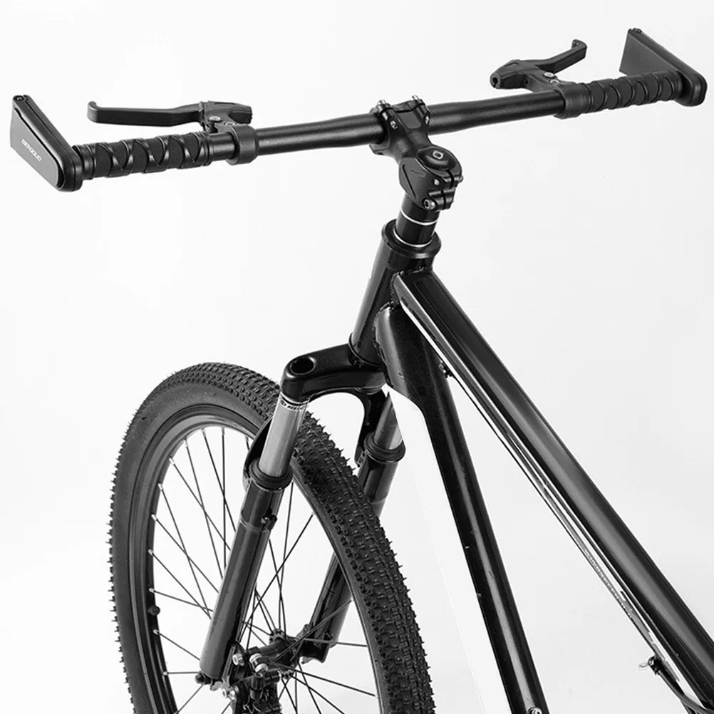 Bicycle Mirrors Handlebars Black Lightweight Reflective Rear View Adjustable Hidden Plug Acrylic Plastic Stable Structure 
Bicycle Mirrors Handlebars Black Lightweight Reflective Rear View Adjustable Hidden Plug Acrylic Plastic Stable Structure