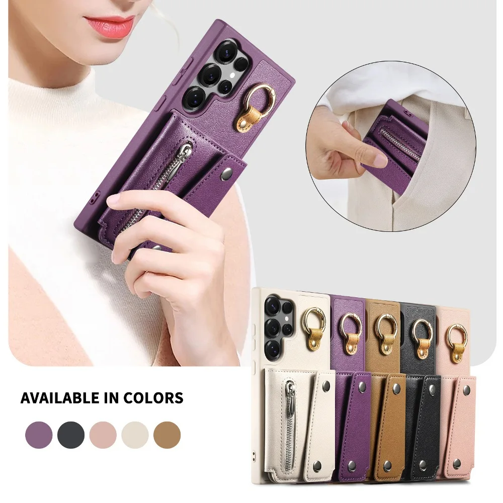 Solid Color Leather Phone Cover for Samsung Galaxy S26 S25 S24 A04 A05 A06 A07 A14 A15 A16 A24 A25 A26 A34 A35 A36 A54 A55 A56
Solid Color Leather Phone Cover for Samsung Galaxy S26 S25 S24 A04 A05 A06 A07 A14 A15 A16 A24 A25 A26 A34 A35 A36 A54 A55 A56