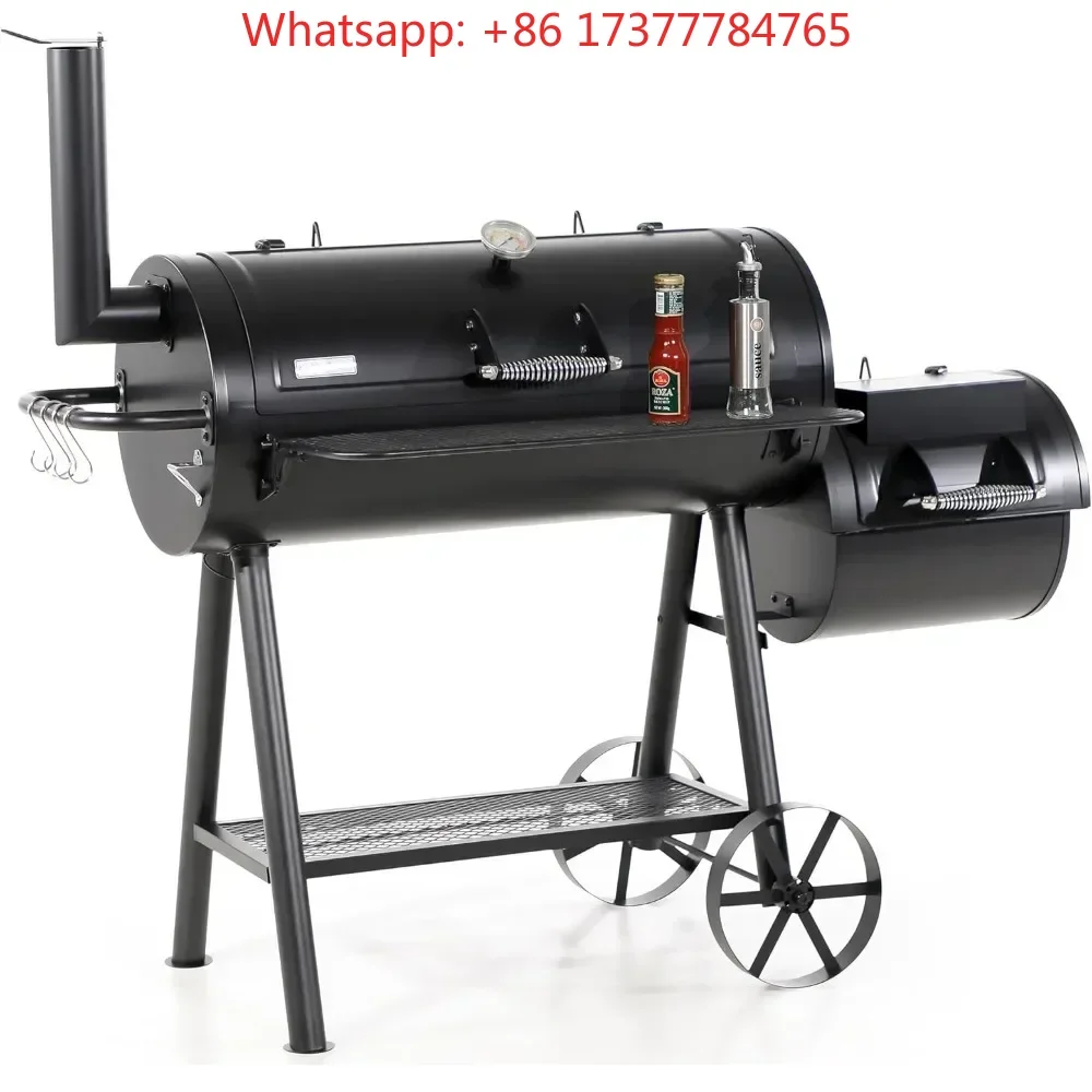 Latest Style Outdoor Smoker,Extra Large Cooking Area(941 Sq.in. in Total) Offset Smoker
Latest Style Outdoor Smoker,Extra Large Cooking Area(941 Sq.in. in Total) Offset Smoker