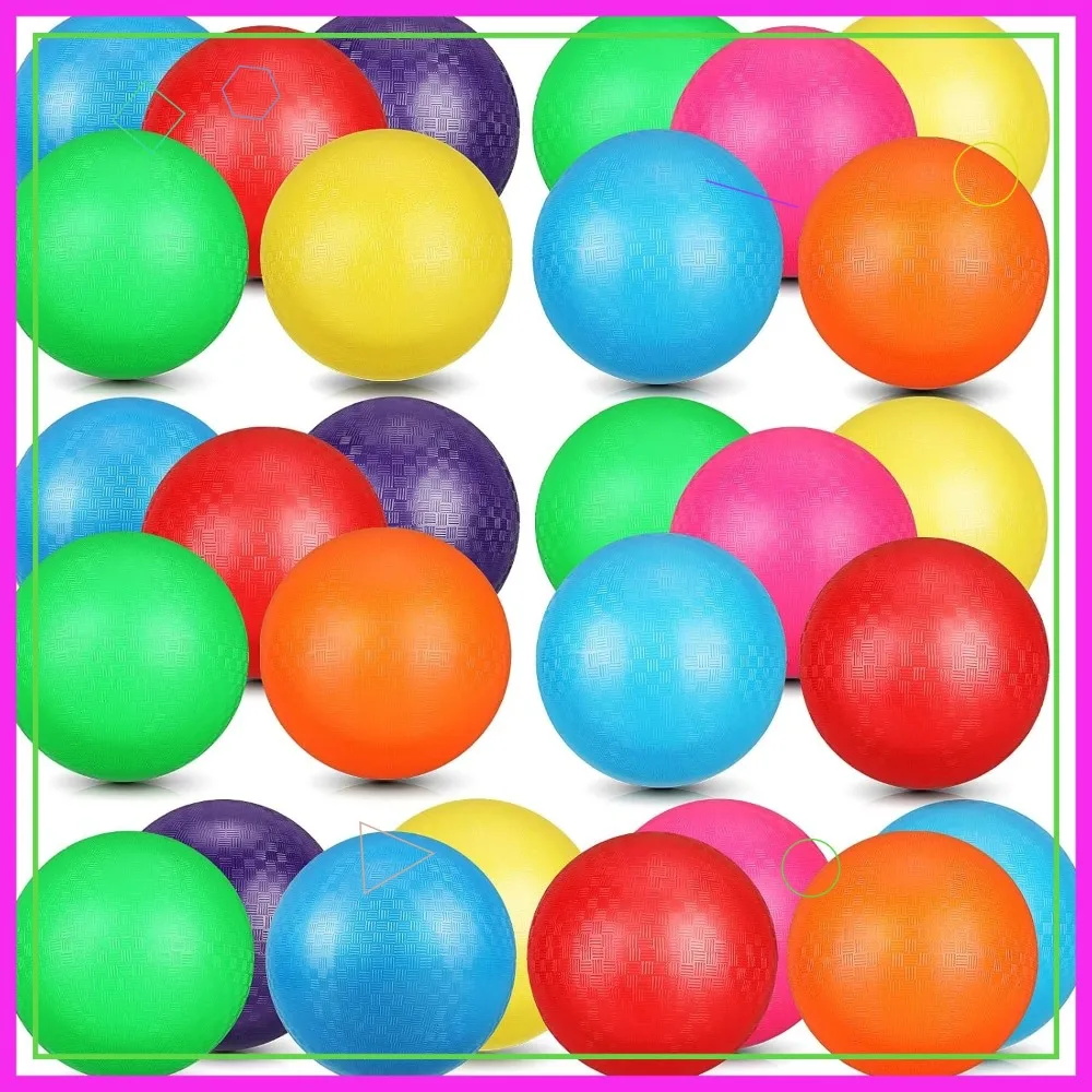 40 Pack 8.5" Playground Balls Bulk Colorful Inflatable Bouncy Dodgeball Handball Kickball for Kids Adults Indoor Outdoor Games
40 Pack 8.5" Playground Balls Bulk Colorful Inflatable Bouncy Dodgeball Handball Kickball for Kids Adults Indoor Outdoor Games