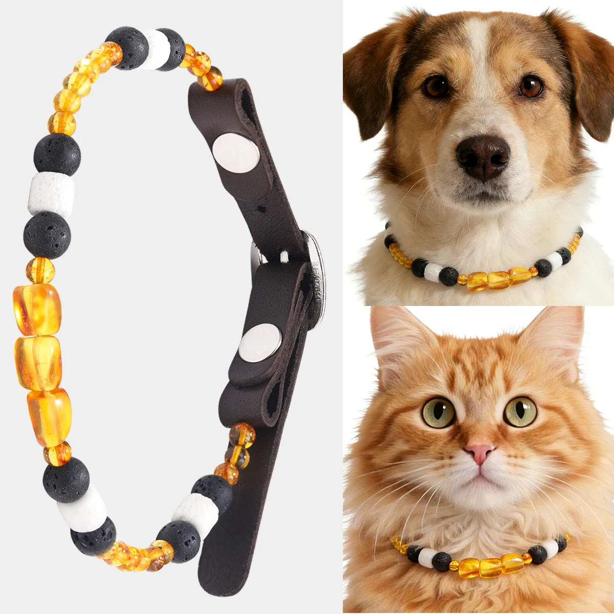 Pet Collar for Dog Adjustable Pet Accessories Dog Collar for Cat Dog Collar Dog Cat Necklace Stones Can Drip Essential Oil
Pet Collar for Dog Adjustable Pet Accessories Dog Collar for Cat Dog Collar Dog Cat Necklace Stones Can Drip Essential Oil