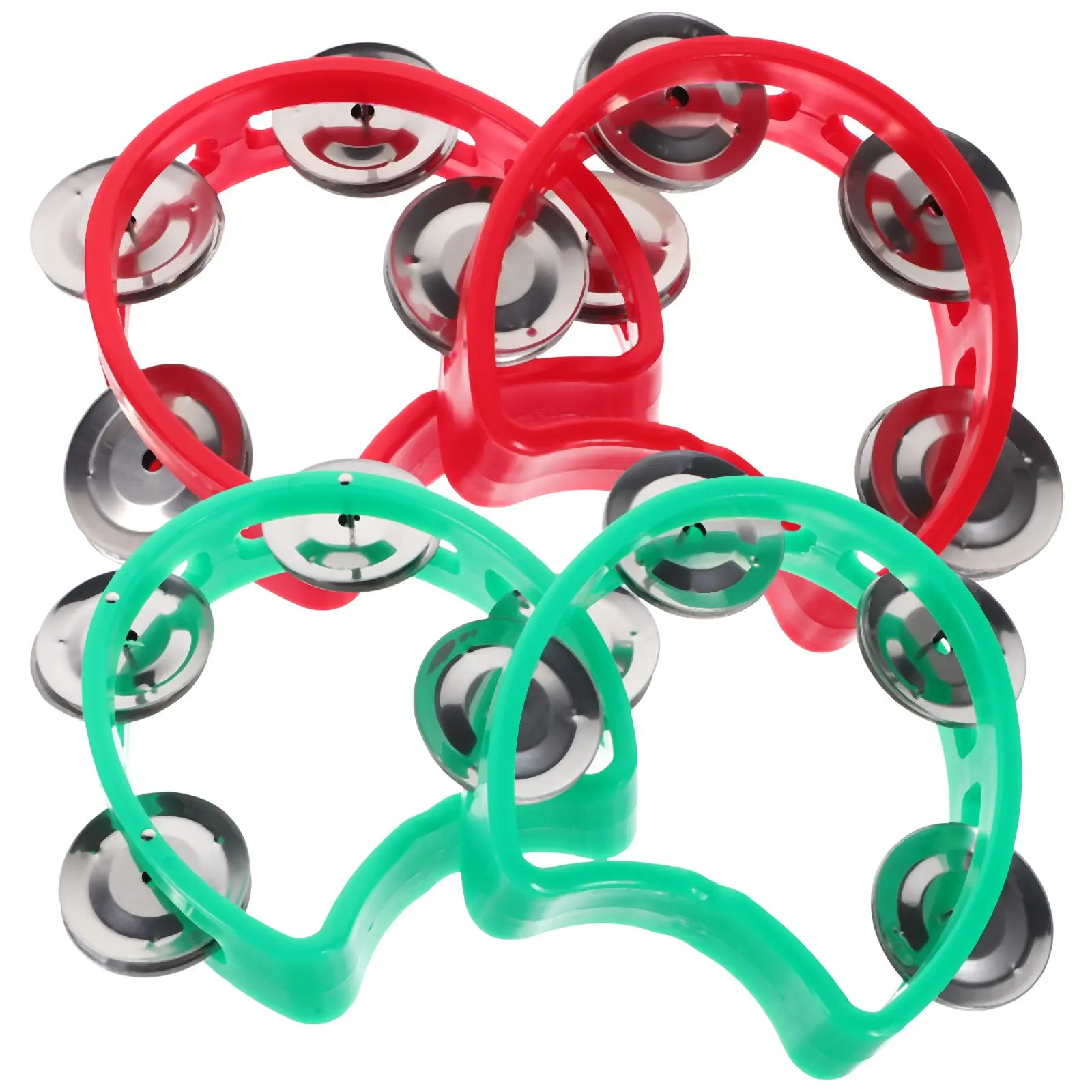 4 Pcs H Bells Shaking Instruments 2 Red 2 Green Color Party Tambourine Musical Rhythm Dance Performance Lightweight Durable
4 Pcs H Bells Shaking Instruments 2 Red 2 Green Color Party Tambourine Musical Rhythm Dance Performance Lightweight Durable