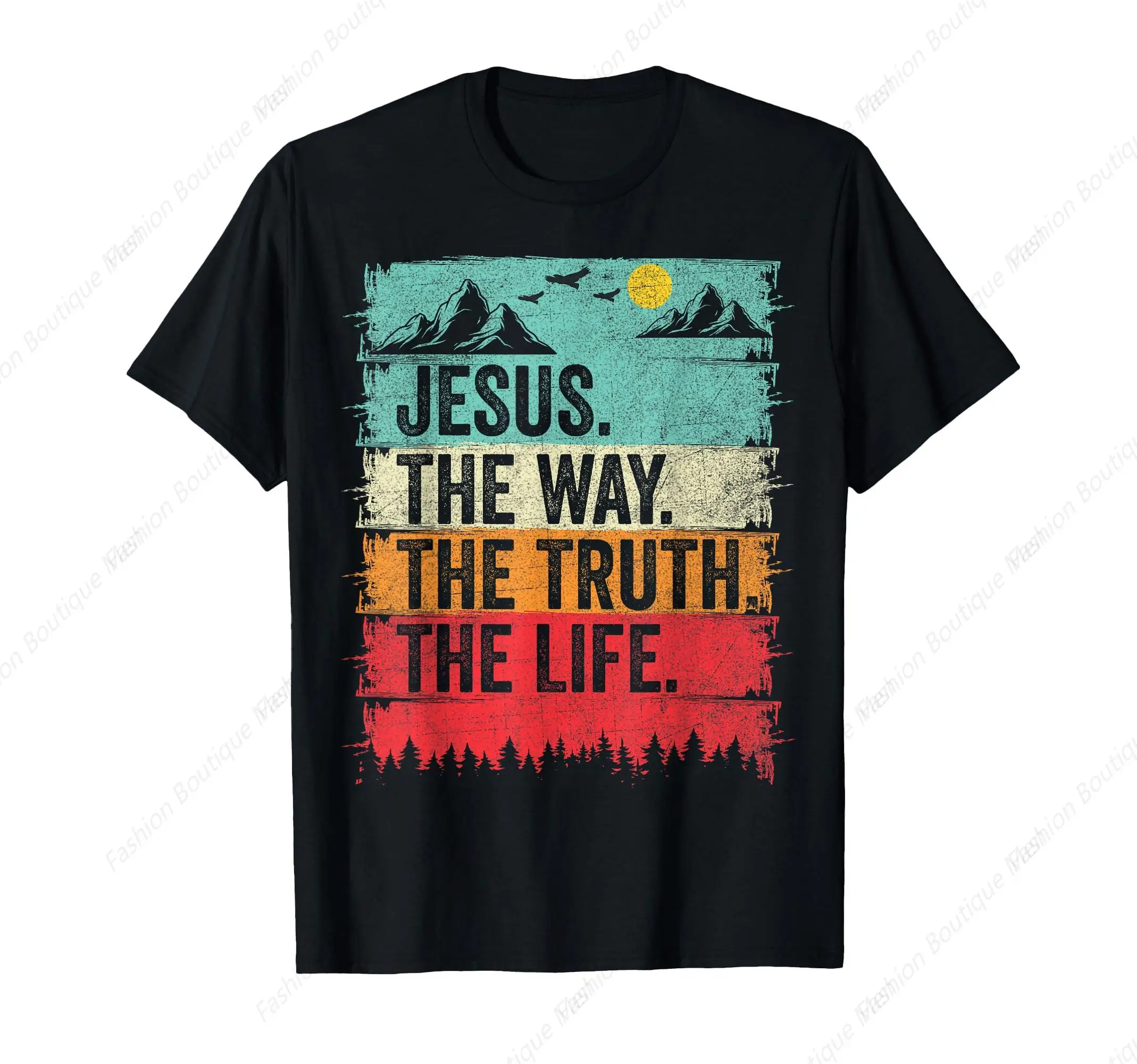 Jesus The Way Truth Life Women Men Kids Christian Worship T-Shirt Men Women Leisure Drop Pure Cotton Loose Couple Tee
Jesus The Way Truth Life Women Men Kids Christian Worship T-Shirt Men Women Leisure Drop Pure Cotton Loose Couple Tee