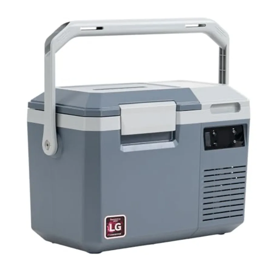 Portable 8-Quart Car Fridge Freezer for Fishing, Camping, RV, Travel, Outdoor Use; Aluminum Alloy Body; Black; -4F to 122F Temp
Portable 8-Quart Car Fridge Freezer for Fishing, Camping, RV, Travel, Outdoor Use; Aluminum Alloy Body; Black; -4F to 122F Temp