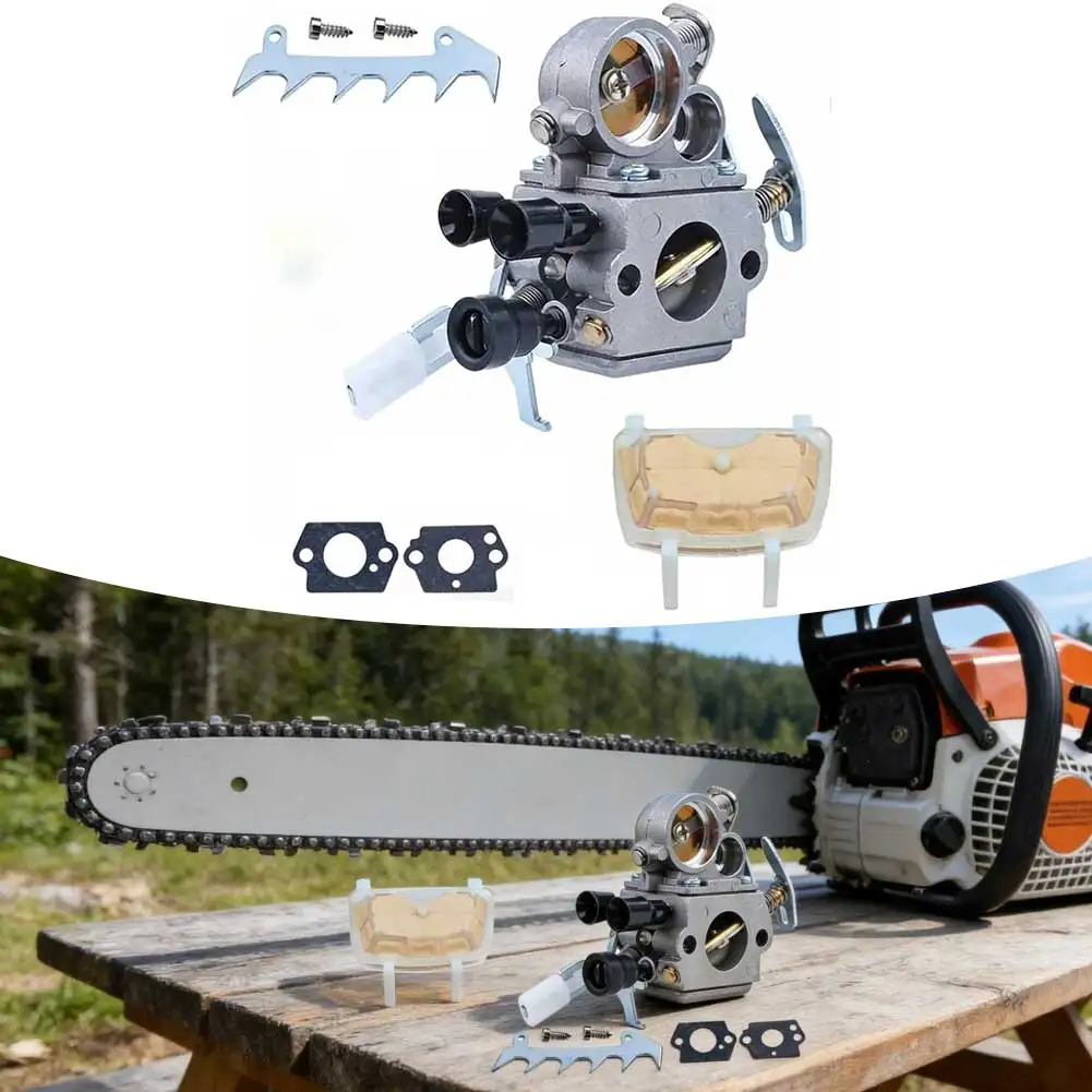 Комплект воздушно-топливного фильтра карбюратора, включающий воздушный фильтр, топливный фильтр, карбюратор и прокладки для MS171 MS181 MS211 MS211C
Комплект воздушно-топливного фильтра карбюратора, включающий воздушный фильтр, топливный фильтр, карбюратор и прокладки для MS171 MS181 MS211 MS211C