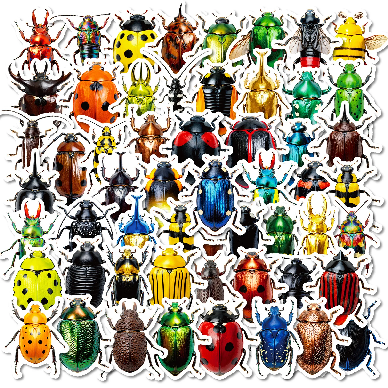 10/30/56PCS Colorful Beetle Stickers INS Style Cute Insect Cartoon Kawaii DIY Toys Guitar Luggage Suitcase Graffiti Sticker
10/30/56PCS Colorful Beetle Stickers INS Style Cute Insect Cartoon Kawaii DIY Toys Guitar Luggage Suitcase Graffiti Sticker