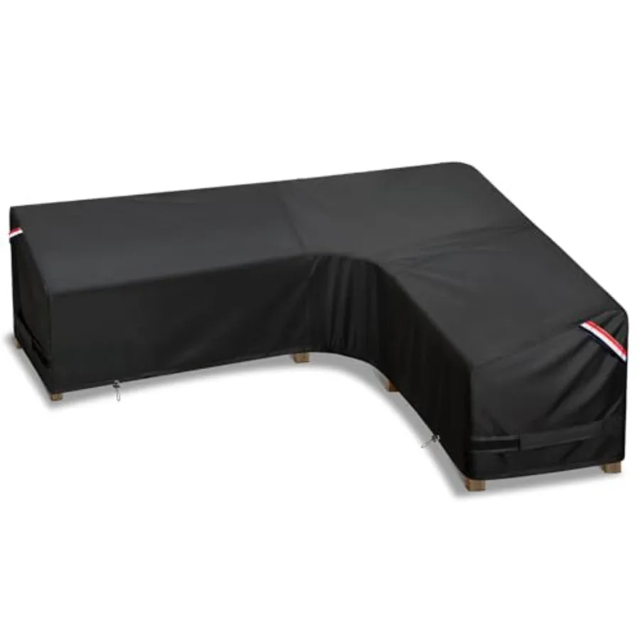 L-Shaped Patio Sectional Sofa Cover 104"x83", Heavy Duty Waterproof Outdoor Couch Cover, All-Weather Protection for Large Secti
L-Shaped Patio Sectional Sofa Cover 104"x83", Heavy Duty Waterproof Outdoor Couch Cover, All-Weather Protection for Large Secti