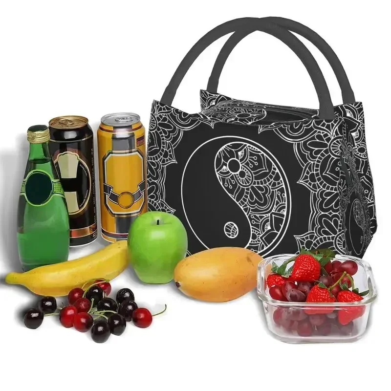 Tai Chi Yin Yang In Black And White Insulated Lunch Bags for Outdoor Picnic Meditation Resuable Cooler Thermal Lunch Box Women
Tai Chi Yin Yang In Black And White Insulated Lunch Bags for Outdoor Picnic Meditation Resuable Cooler Thermal Lunch Box Women