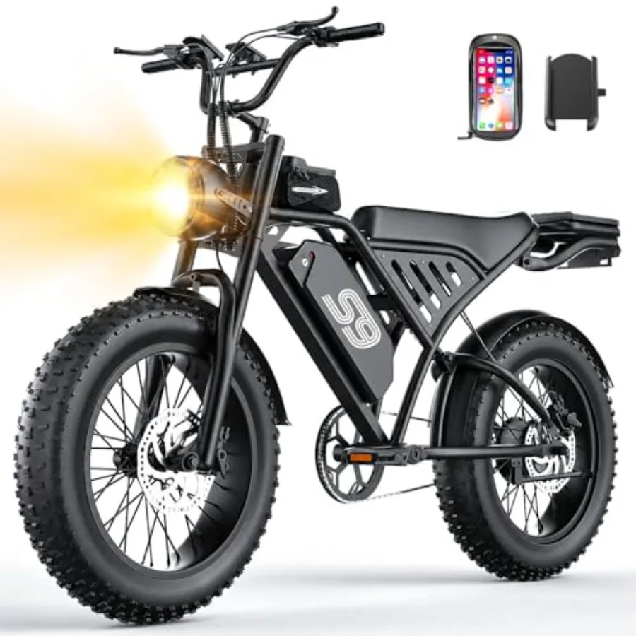 Off-road electric dirt bike for adults: 2500W peak motor, 36MPH speed, 100-mile range, NFC unlock, 48V 20Ah removable battery,
Off-road electric dirt bike for adults: 2500W peak motor, 36MPH speed, 100-mile range, NFC unlock, 48V 20Ah removable battery,