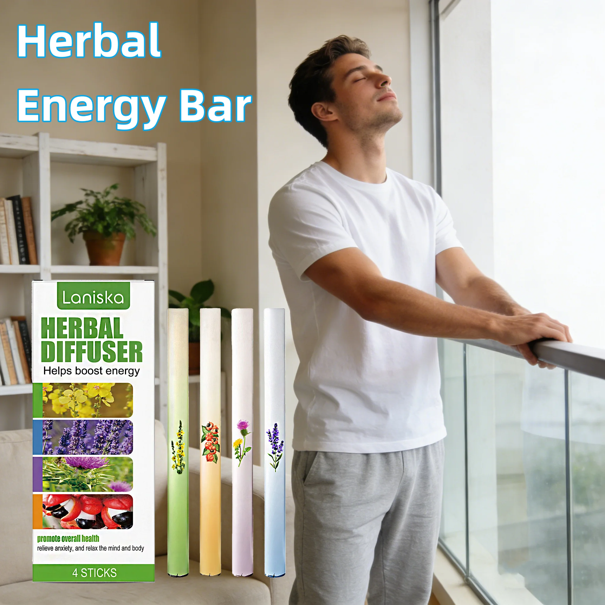 LANISKA Herbal Energy Pen Fresh Air Relieve Fatigue Nourish Lungs Refresh and Invigorate the Mind Relax Body Nose Soothing Stick
LANISKA Herbal Energy Pen Fresh Air Relieve Fatigue Nourish Lungs Refresh and Invigorate the Mind Relax Body Nose Soothing Stick