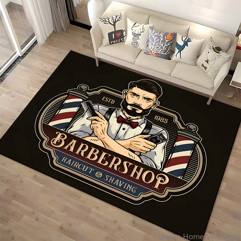 15 Size Barber shop retro signage Area Rug Large Carpet Rug for Living Room Bedroom Kitchen Bathroom Bedside Play Anti-slip Mat
15 Size Barber shop retro signage Area Rug Large Carpet Rug for Living Room Bedroom Kitchen Bathroom Bedside Play Anti-slip Mat