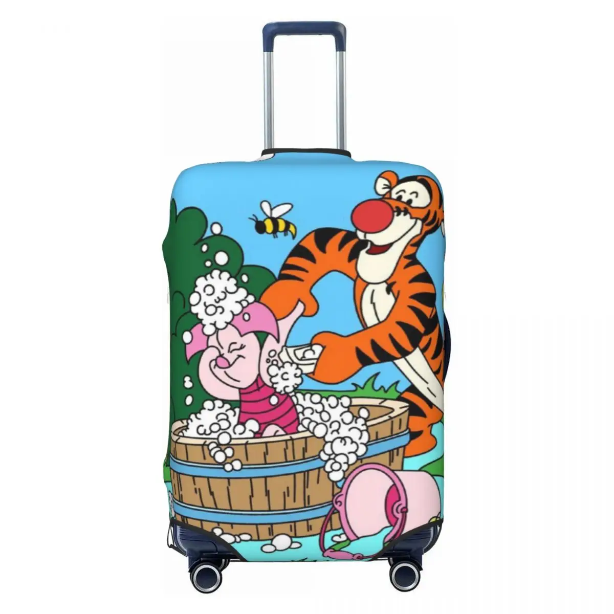 Custom My Friends Cartoon T-Tigger Pooh Luggage Cover Cute Cute Tiger Suitcase Protector Covers Suit For 18-32 inch
Custom My Friends Cartoon T-Tigger Pooh Luggage Cover Cute Cute Tiger Suitcase Protector Covers Suit For 18-32 inch