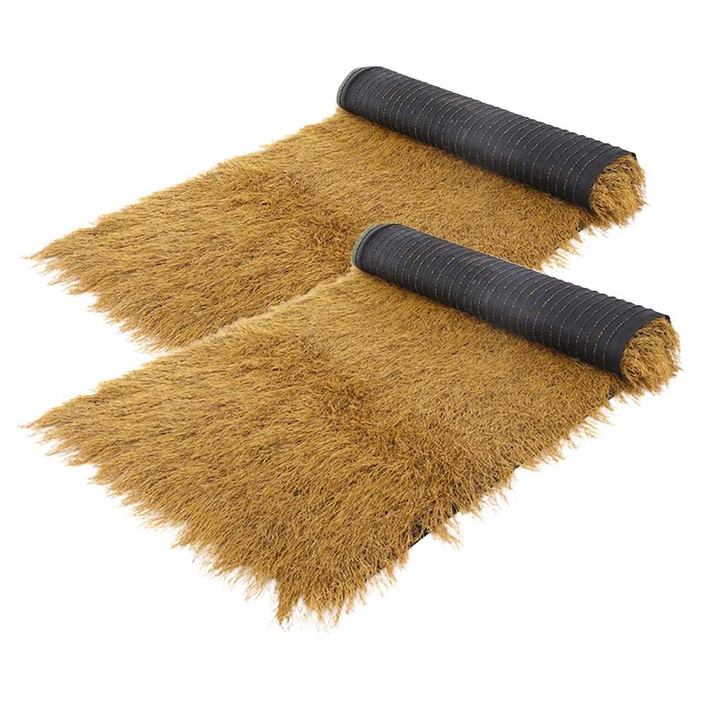 2 Pcs Carpet Straw Simulated Thatch Tiles Out Door Rugs Fake Grass Decor Simulation Cover
2 Pcs Carpet Straw Simulated Thatch Tiles Out Door Rugs Fake Grass Decor Simulation Cover