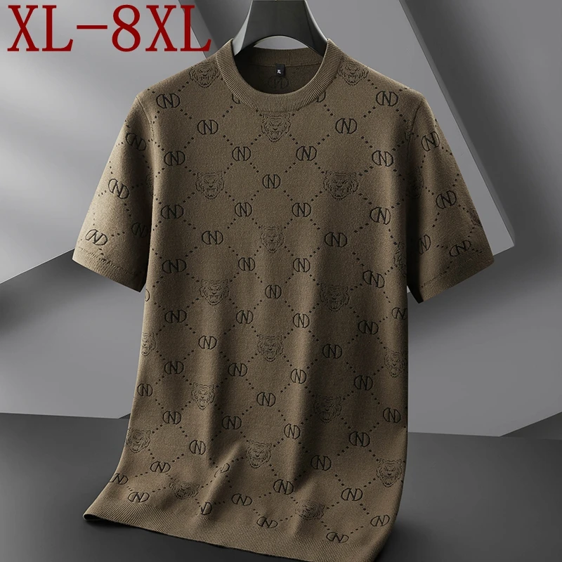 8XL 7XL 6XL 2024 New Fall Winter High End Luxury Wool Sweater Men Short Sleeve O-Neck Mens Sweaters Soft Warm Fashion Pullovers
8XL 7XL 6XL 2024 New Fall Winter High End Luxury Wool Sweater Men Short Sleeve O-Neck Mens Sweaters Soft Warm Fashion Pullovers