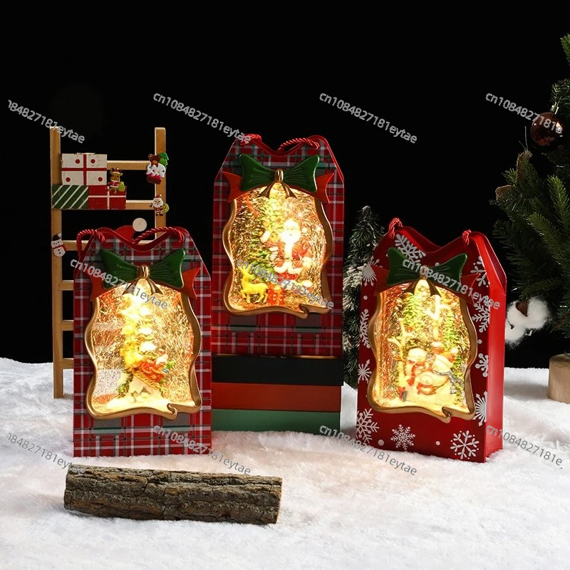 Рождественский светящийся пояс, музыкальная подарочная сумка, музыкальная шкатулка, сумка-тоут, орнамент, снежная музыкальная шкатулка
Рождественский светящийся пояс, музыкальная подарочная сумка, музыкальная шкатулка, сумка-тоут, орнамент, снежная музыкальная шкатулка