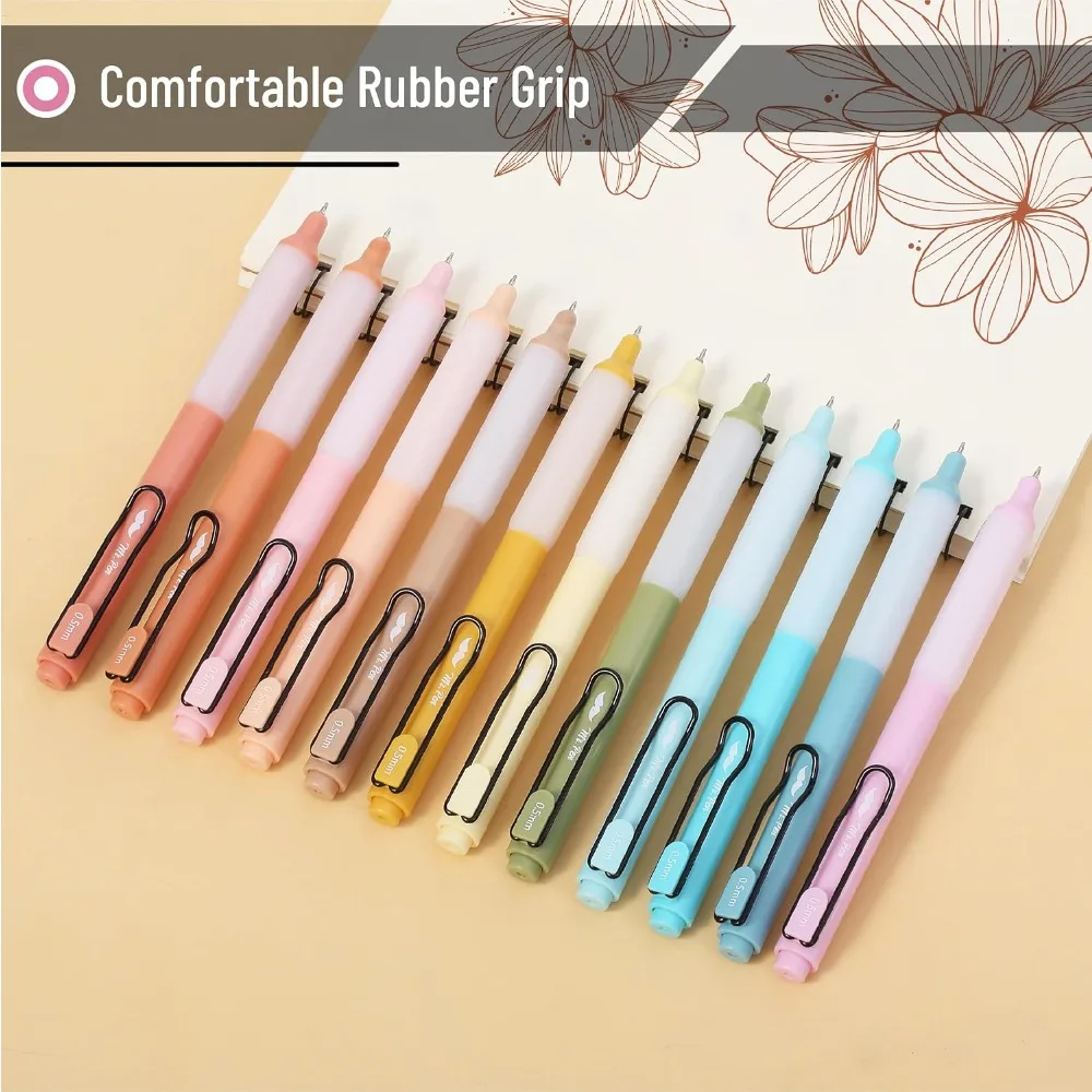 Hot Selling Retractable Gel Pens Fine Point 0.5mm 12 Pack with 12 Refills Assorted Color Ink Fast Dry Smooth Writing for Drawing Planner School Supplies Best Seller
Hot Selling Retractable Gel Pens Fine Point 0.5mm 12 Pack with 12 Refills Assorted Color Ink Fast Dry Smooth Writing for Drawing Planner School Supplies Best Seller