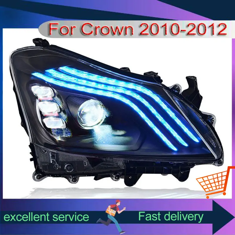 Стайлинг автомобиля для Toyota 2010-2012 Crown, обновленная фара DRL, передняя лампа, светодиодный динамический указатель поворота, линза проектора, автоаксессуары
Стайлинг автомобиля для Toyota 2010-2012 Crown, обновленная фара DRL, передняя лампа, светодиодный динамический указатель поворота, линза проектора, автоаксессуары