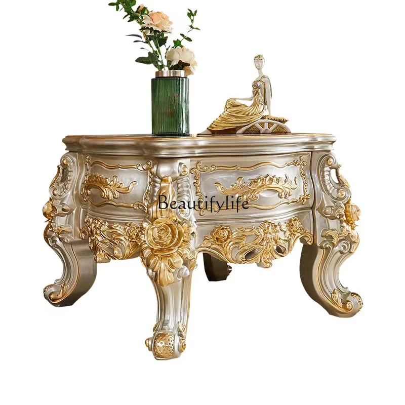 European-style corner table full solid wood carving flower square table villa living room
European-style corner table full solid wood carving flower square table villa living room