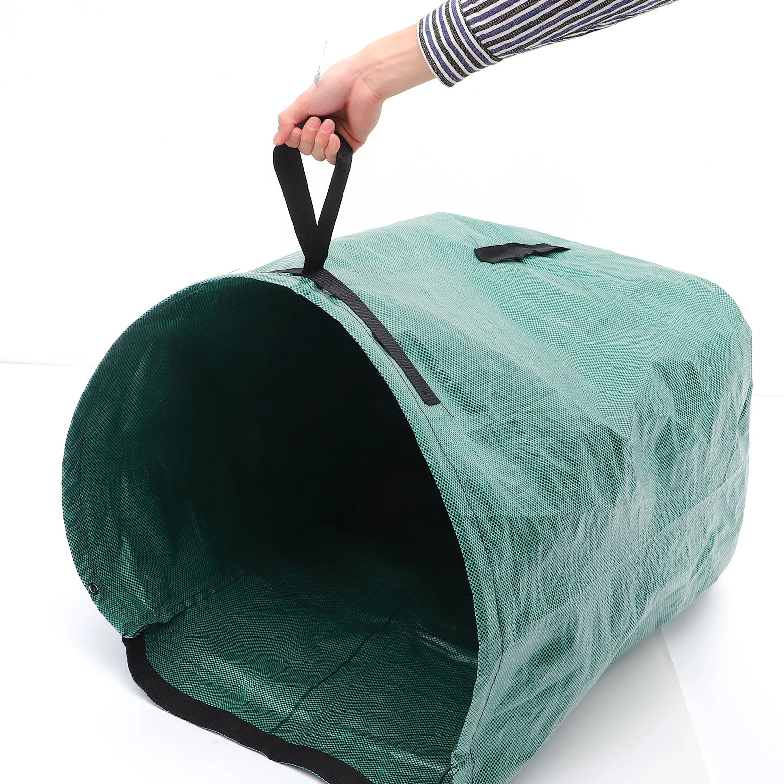 1pc Large Capacity Bag Garden Waste Foldable Yard Trash Can Semicircular Design Leaf Collector Outdoor Debris Container Dustpan
1pc Large Capacity Bag Garden Waste Foldable Yard Trash Can Semicircular Design Leaf Collector Outdoor Debris Container Dustpan