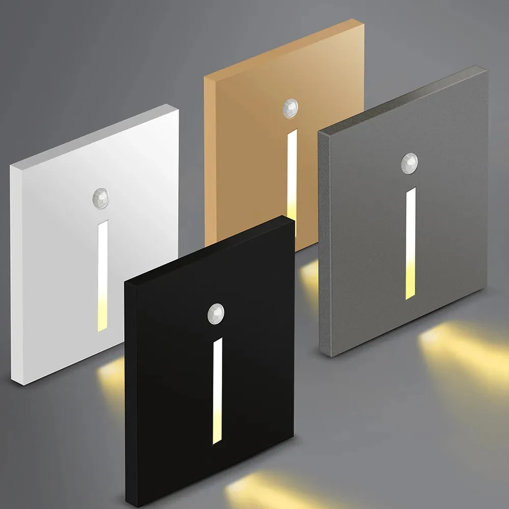 Smart Wall Lamp Pir Motion Sensor footlight Stair Wall Light Led Night light Indoor Lighting for Room Decor Hall Kitchen Bedroom
Smart Wall Lamp Pir Motion Sensor footlight Stair Wall Light Led Night light Indoor Lighting for Room Decor Hall Kitchen Bedroom