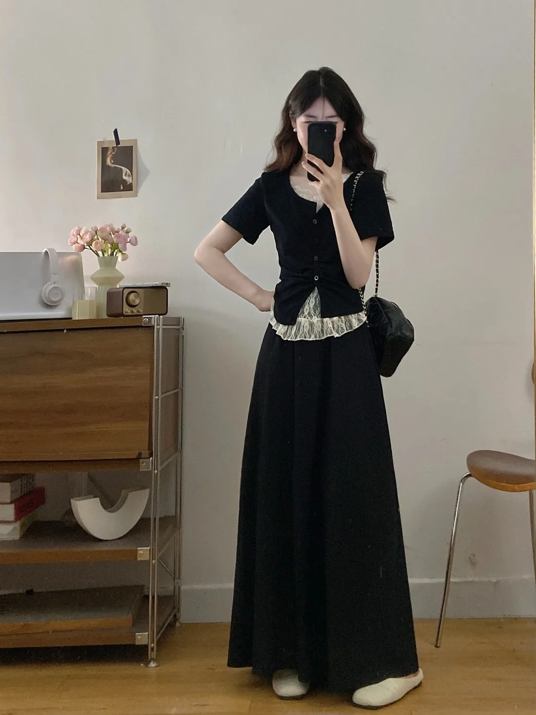 Sweet Style plus Size Women's Summer New High Waist Skirt Set Short Sleeve T-Shirt Fashion Commute Korean Style Slimming
Sweet Style plus Size Women's Summer New High Waist Skirt Set Short Sleeve T-Shirt Fashion Commute Korean Style Slimming