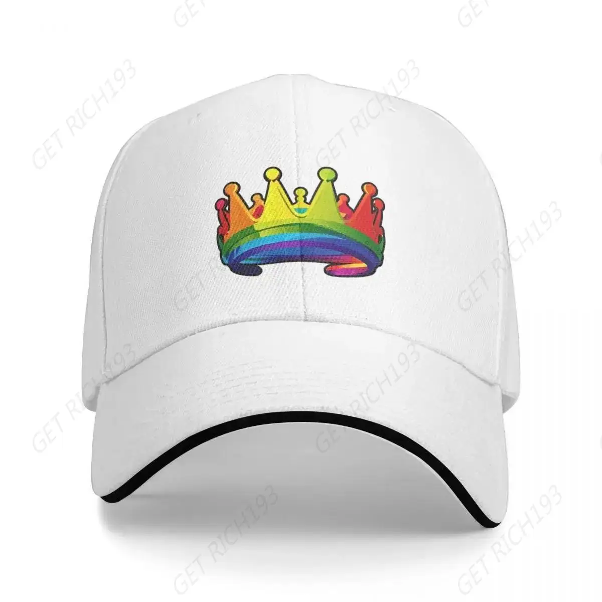 Rainbow Crown design with black outline Baseball Cap Hood Anime Hat Anime Boy Women's
Rainbow Crown design with black outline Baseball Cap Hood Anime Hat Anime Boy Women's