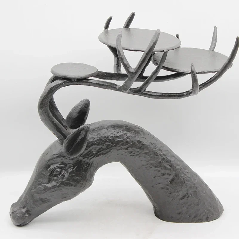 Cross borderEuropean cast iron handicraft creative sculpture antler shelf ornament home decoration
Cross borderEuropean cast iron handicraft creative sculpture antler shelf ornament home decoration