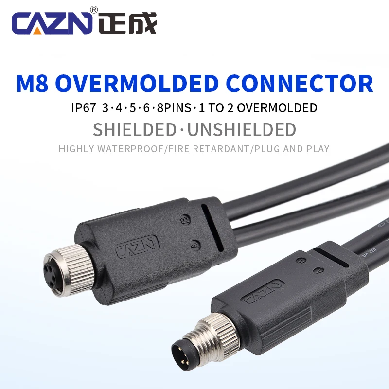 1 Meter M8 C-Type Switchwire Unshielded Male/Female Head with 2 Open End PVC/TPU 1 Male to 2 Female Connector for Electronics
1 Meter M8 C-Type Switchwire Unshielded Male/Female Head with 2 Open End PVC/TPU 1 Male to 2 Female Connector for Electronics