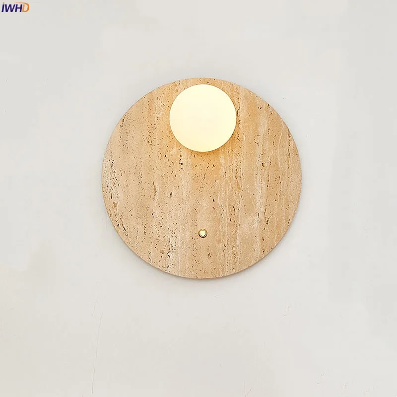 IWHD Wabi Sabi LED Wall Lamps White Glass Yellow Travertine Living Room Aisle Home Decor Bathroom Mirror Stair Light Wandlampen
IWHD Wabi Sabi LED Wall Lamps White Glass Yellow Travertine Living Room Aisle Home Decor Bathroom Mirror Stair Light Wandlampen