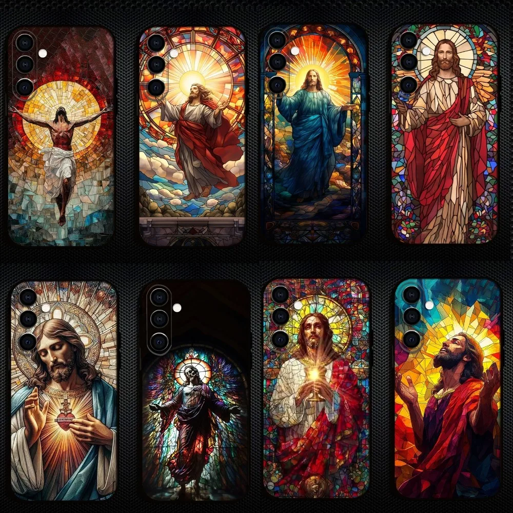 Classic Stained Glass Jesus Christ Phone Case For Samsung Galaxy A73/A72/A71/A70/A53/A52/A51/Others Soft Black Shell
Classic Stained Glass Jesus Christ Phone Case For Samsung Galaxy A73/A72/A71/A70/A53/A52/A51/Others Soft Black Shell