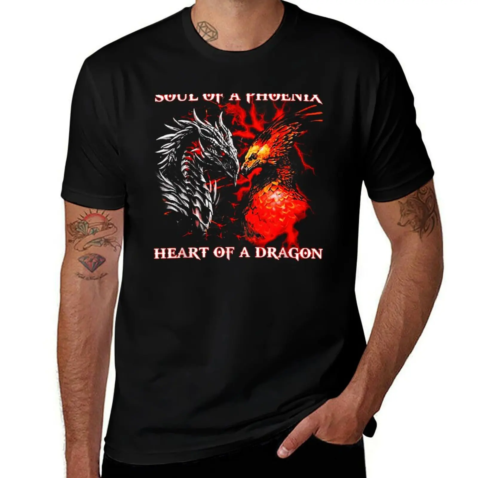 Soul of a phoenix heart of a dragon T-Shirt topping kawaii clothes blue lock mens graphic t-shirts anime
Soul of a phoenix heart of a dragon T-Shirt topping kawaii clothes blue lock mens graphic t-shirts anime