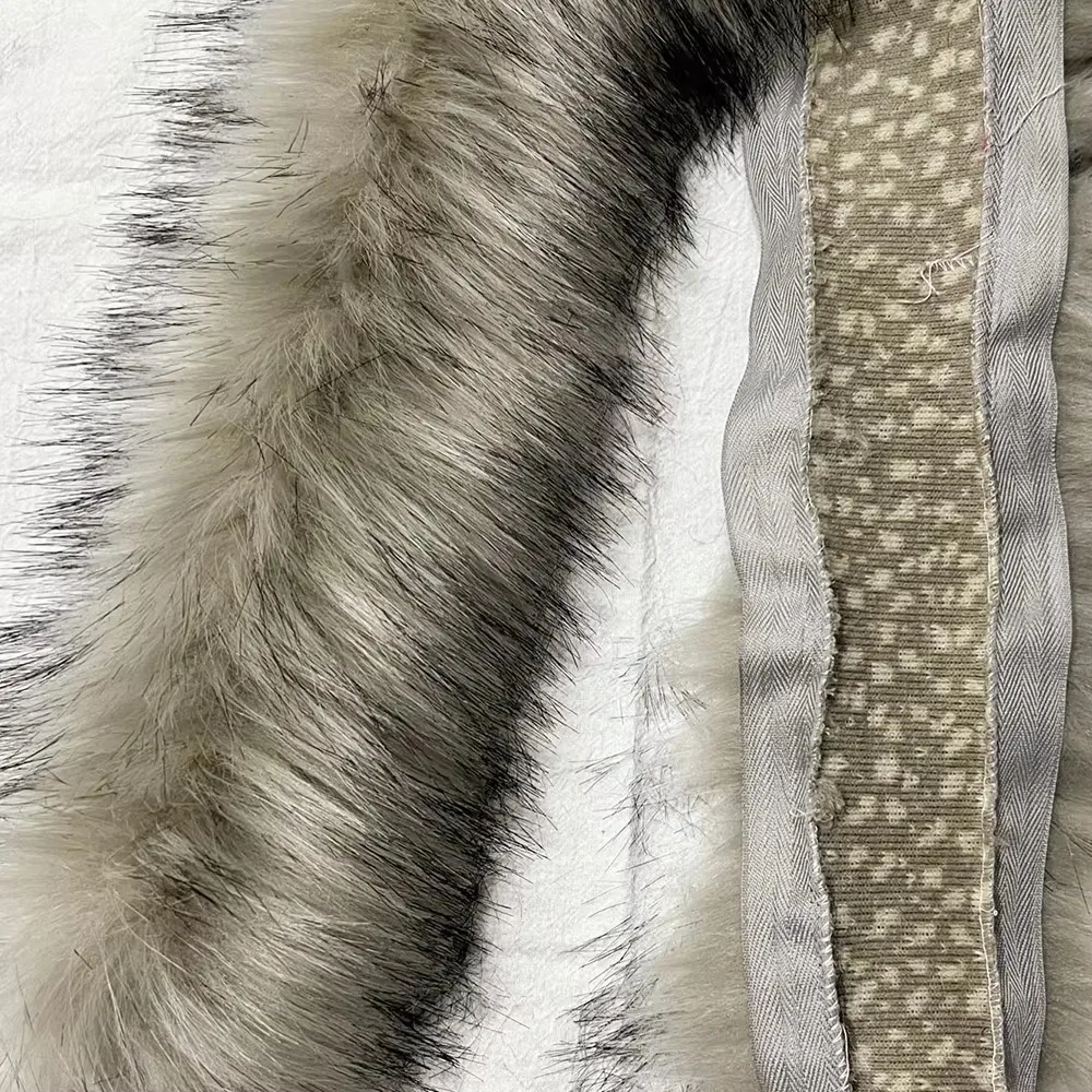 Fashion 1M Big Fur Collar Imitation Raccoon Clothing Accessories Fluffy Trim DIY Artificial Fur Stripe Decoration
Fashion 1M Big Fur Collar Imitation Raccoon Clothing Accessories Fluffy Trim DIY Artificial Fur Stripe Decoration
