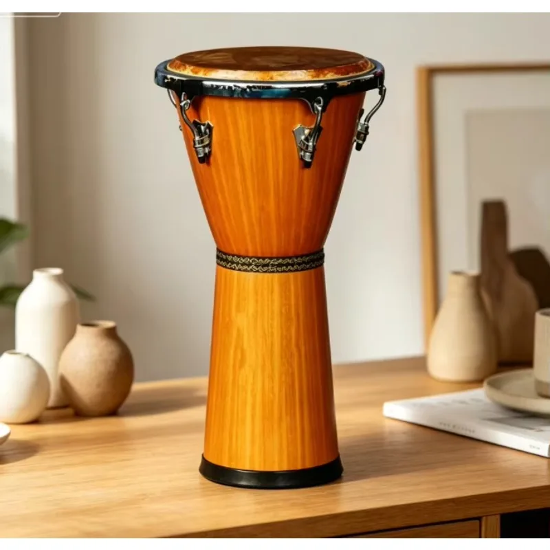 Factory Direct Sale Professional Percussion 13 Inch Electroplated Wooden Djembe
Factory Direct Sale Professional Percussion 13 Inch Electroplated Wooden Djembe