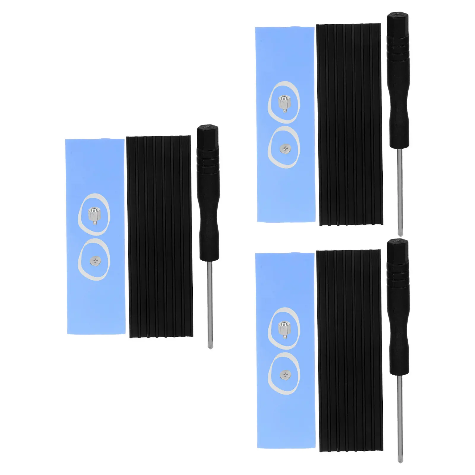 3Set SSD Heatsink Kit Aluminum Alloy Cooling Pads Solid State Drive Heat Dissipation Efficient Hard Disk Protection Supplies
3Set SSD Heatsink Kit Aluminum Alloy Cooling Pads Solid State Drive Heat Dissipation Efficient Hard Disk Protection Supplies