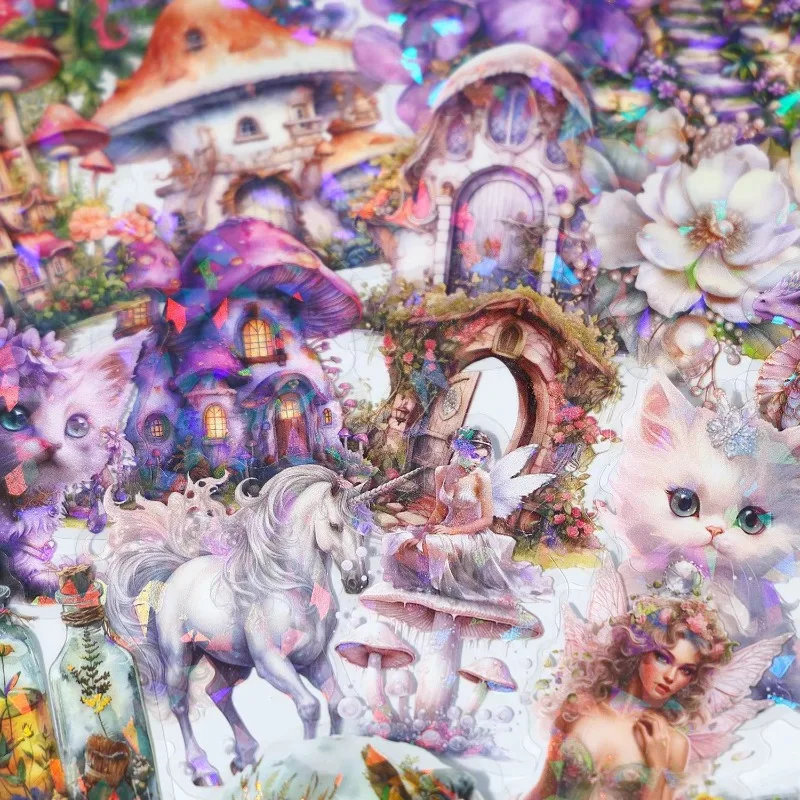 30pcs/pack PET Retro Princess Star Moon Mystery Handbook Ice Crystal Sticker Material Decoration Garden 14*9CM
30pcs/pack PET Retro Princess Star Moon Mystery Handbook Ice Crystal Sticker Material Decoration Garden 14*9CM