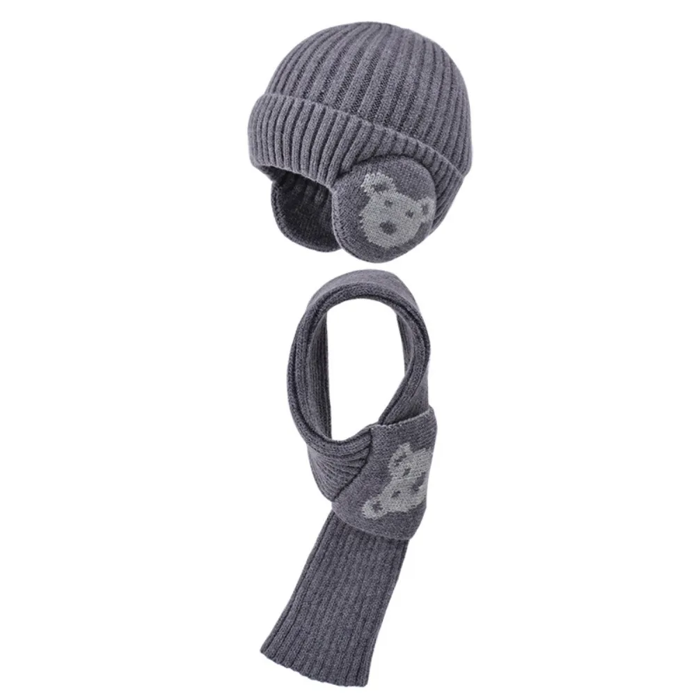 New Fleece Lined Kids Winter Hat Scarf Set Ear Protection Beanie Cap Windproof Cartoon Bear Pullover Cap for Children
New Fleece Lined Kids Winter Hat Scarf Set Ear Protection Beanie Cap Windproof Cartoon Bear Pullover Cap for Children
