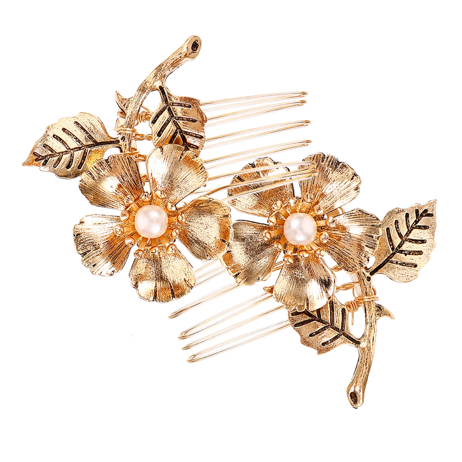 2pcs Metal Hair Comb Vintage Flower Accessories for Women Wedding Bridal Clip Fine Hair Hanfu Decorative Side Combs
2pcs Metal Hair Comb Vintage Flower Accessories for Women Wedding Bridal Clip Fine Hair Hanfu Decorative Side Combs